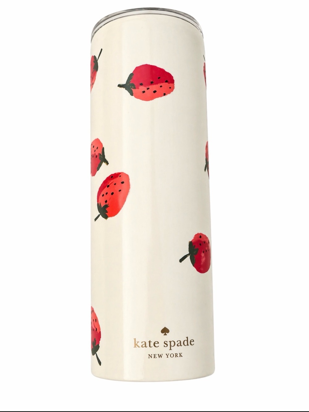 🌸 Kate Spade Strawberry Insulated Tumbler 🍓 | Cute Summer Cup | NWT